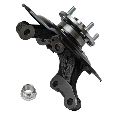 Front Left Steering Knuckle And Wheel Hub Bearing Assembly Replacement For Toyota Highlander And Lexus RX330 RX350 RX400h Driver Side Ready To Bolt On Fits Hybrid And SUV Models
