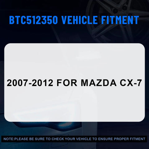 Rear Left And Right Wheel Hub And Bearing Assembly 512350 For Mazda CX 7 2007 2012 With 5 Lug AWD Only OE Quality Replacement Bolt On Easy Install And Precise Fit compatibility image