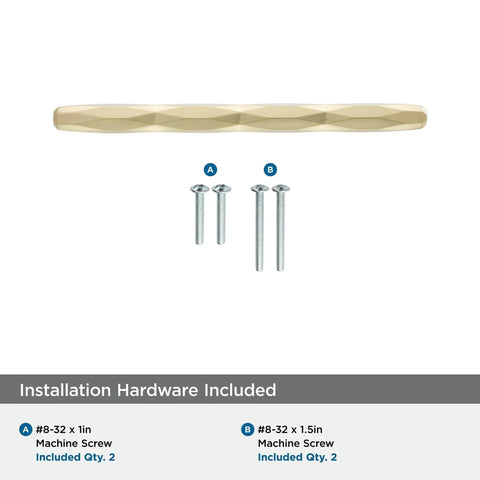 Contemporary Champagne Bronze Cabinet Pull St Vincent Seven And A Half Inch Overall Length And Five And One Sixteenth Inch Center To Center Mounting Drawer Pull For Cabinets And Furniture 1 Pack with included screws.