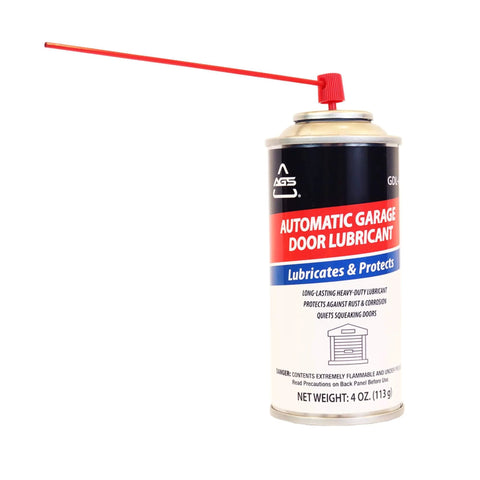 Garage Door Lubricant Spray For Real Smooth Operation Quiet Squeaks And Reduce Friction On Tracks Hinges And Rollers All Weather Formula 4 Oz Aerosol Protects Springs And Screws