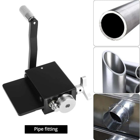 Bead Roller Tool For 5/8 Inch Tubing And Larger, Built For Aluminum Copper Brass Thin Steel And Stainless Steel Piping shown with close-ups