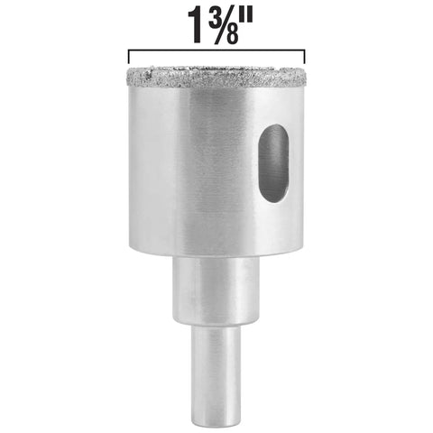 Xtreme Diamond Hole Saw Pro Grade Kit For Wet Drilling With Water Delivery System One And Three Eighths Inch Hole Size