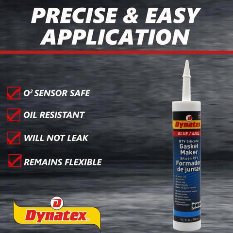 Blue RTV Silicone Gasket Maker Cartridge 300ml Single Component Formed In Place Gasketing Compound Oil And Water Resistant