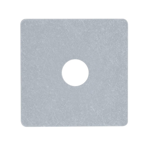 Heneng square plate washer with 5/8 in ID, 3 x 3 in, 1/4 in thick, flat bearing plate