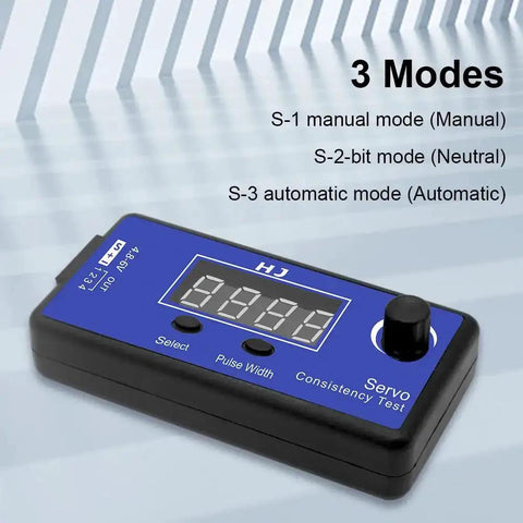 Pro Grade RC Servo And ESC Consistency Tester For Helicopters Planes And Cars With Manual Mode Easy Button Select Display