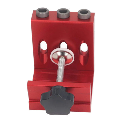 Pocket Hole Jig Kit With Aluminum Alloy Doweling Jig System For Board Thickness 0.47 To 1.77 Inches And 12 To 45 Mm, front view