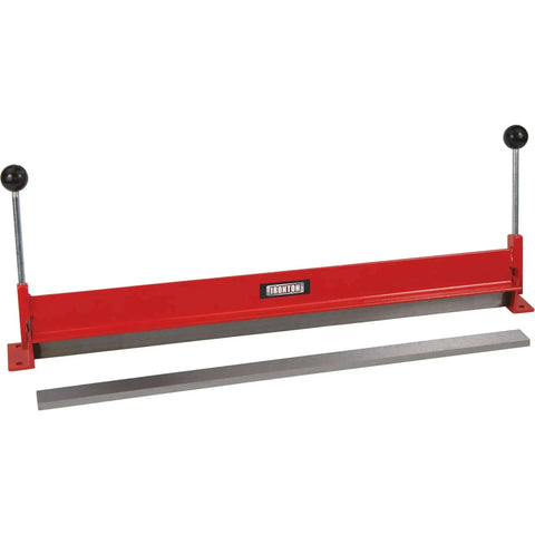 Beefy Portable Sheet Metal Bending Brake 30 Inch Wide Heavy Duty Reinforced Steel Frame Bends Up To 90 Degrees
