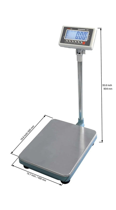 TBW 200 Bench Scale For Warehouse And Shipping With Lb Kg Switchable 200lb Capacity 0.05lb Readability NTEP Legal For Trade