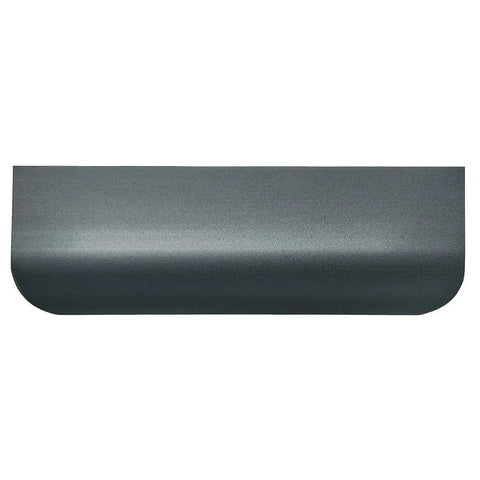 Five Pack 120mm Grey Cabinet Pulls With Matte Concealed Edge Design And Finger Friendly Tab Handles For Contemporary Furniture