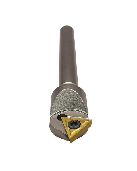 Versatile One Half Inch Shank Chamfering Tool Bit With Turning Tool Holder And Boring Bar Includes Ten TCMT 32 51 Replacement Carbide Inserts For Steel LAHDYFHOE