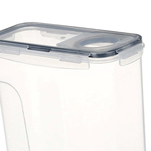 Close-up of clear lid with round opening on 4L Filament Drying And Storage Box For 3D Printers Dustproof Waterproof Canister