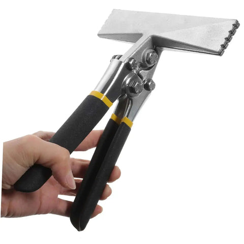 Metal Bending Pliers for keel and flat plate jaws offset bender with heat treated chrome vanadium non slip grips built tough roofing tool