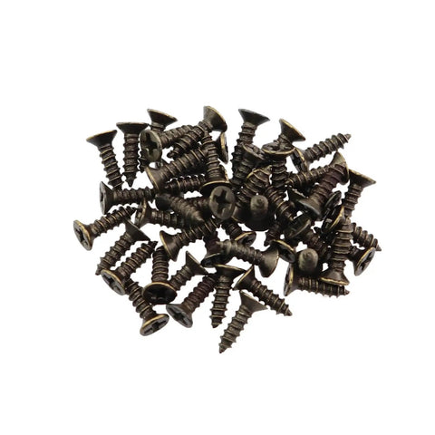 Antique Bronze Butterfly Hinge Set For Small Boxes And Craft Projects, 30 Pieces, 20x17mm, Includes 120 Screws, iron hardware screws