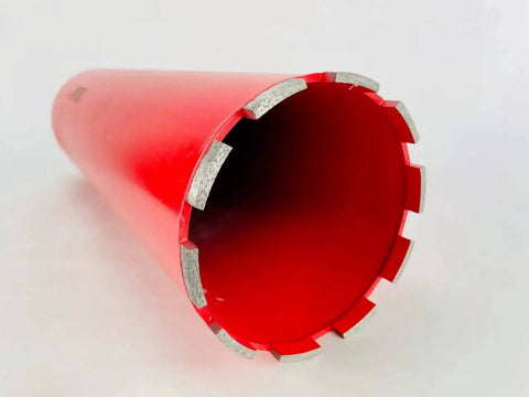 5 Inch Wet Diamond Core Drill Bit For Concrete Rebar Asphalt Brick Rock Masonry Holes 1 1 Quarter Inch Threaded Barrel 17 Inch Length
