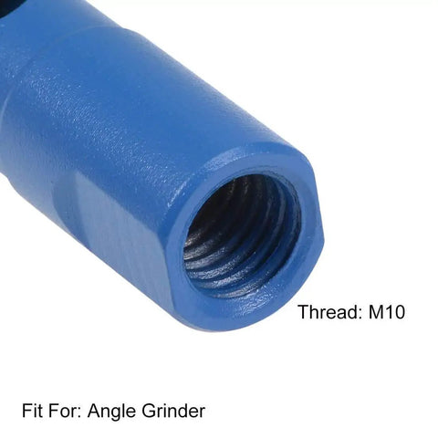 Close-up of M10 thread end on Heavy Duty 14mm Sintered Diamond Core Drill Bit Pro Grade Hole Saw For Masonry by Uxcell Pro.
