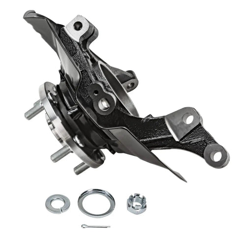 2.4L Front Left Steering Knuckle And Wheel Bearing Hub Assembly For 2011 Kia Optima Driver Side Replacement Front Suspension Knuckle With Hub OEM Spec Cast Iron