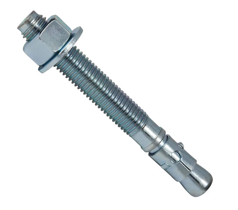 3/8 Inch By 3-3/4 Inch Stainless Steel Wedge Anchor Kit With Nuts And Washers Pack Of 10 Rust Resistant For Wet Or Submerged Concrete