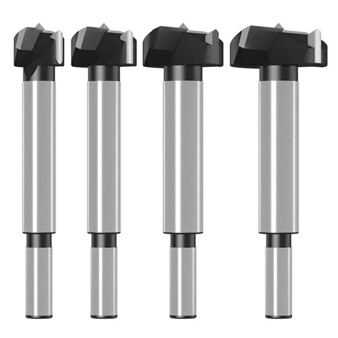 Four 18mm Steel Hole Saw Drill Bit for Woodworking Heavy Duty Core Cutter Boring Bit for Wood Drilling DIY Projects