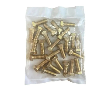 Bag of heavy duty grade eight coarse thread hex bolts, part of the Heavy Duty Grade Eight Coarse Thread Hex Bolt Nut And Washer Kit 2510 Piece Assortment