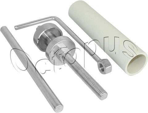 131970 Bearing Driver Installation and Removal Kit for Washer Tub Seals, Bearings Fits W10447783 W10435302 W10435274 W10435285, metal parts with PVC guide