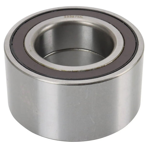 Front Wheel Bearing For Ford C-Max 2013-2018, Escape 2013-2019, Focus 2012-2018, Transit Connect 2014-2022 And Lincoln MKC 2015-2019, OEM Style Replacement Hub Assembly, Built To Last, Drop-In Fit, Easy Install, Ready To Roll, side view of metal bearing.