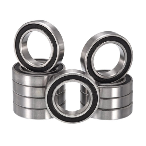 HiPicco 6804-2RS deep groove ball bearings, 20x32x7 mm, chrome steel, double rubber sealed, 10 pcs