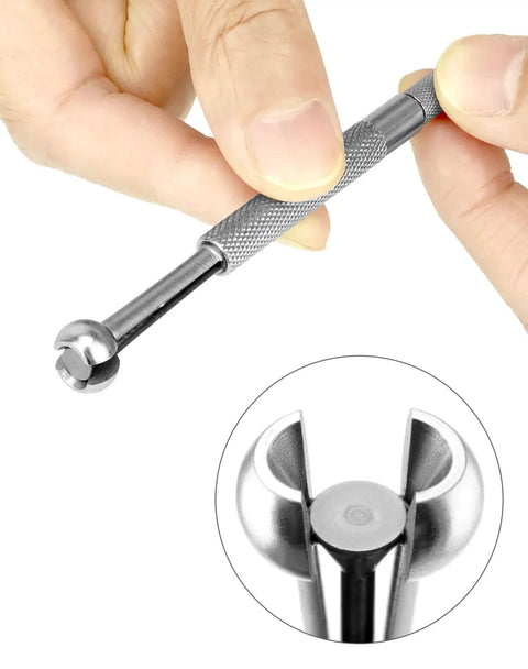 Stainless Steel Pro Grade Telescoping Bore Gauge Set For Precise Hole Readings From 1/8 To 1/2 Inch And 5/16 To 6 Inch close-up