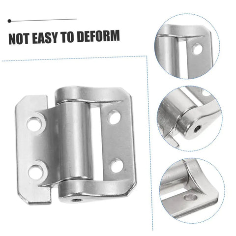 Heavy Duty Damping Zinc Alloy Cabinet Door Hinge With High Load Capacity For Residential And Furniture Doors, Metal Silver Finish