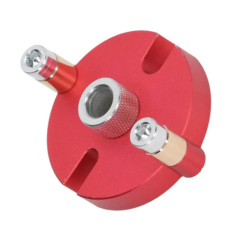 Pro Grade Auto Centering Dowel Jig With Aluminum Drill Guide and bushings for woodworking up to 45mm thick