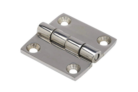 316 Stainless Steel Butt Hinges 2 Inch Square Pack Of 2 For Marine Cabinets Livewells And Bunks
