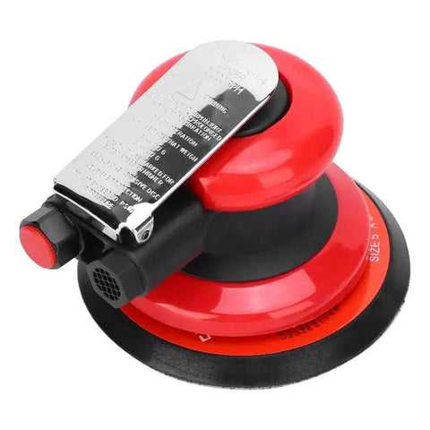High Speed 10,000 RPM Pneumatic Polisher For Industrial Metal Polishing, Air Orbital Sander With 5 Percent Eccentricity, Ergonomic Grip