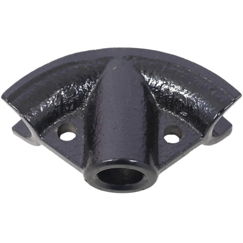 Close-up of die for 16 Ton Manual Hydraulic Pipe Bender with Eight Dies for One Half to Three Inch Pipes, gray steel