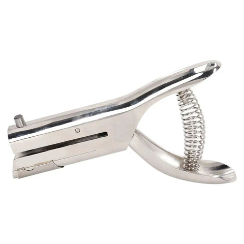 Heavy Duty Handheld Hole Punch 6mm Diameter Metal Construction Punches Up To 20 Sheets Ideal For PVC Cards ID Cards And Membership Cards