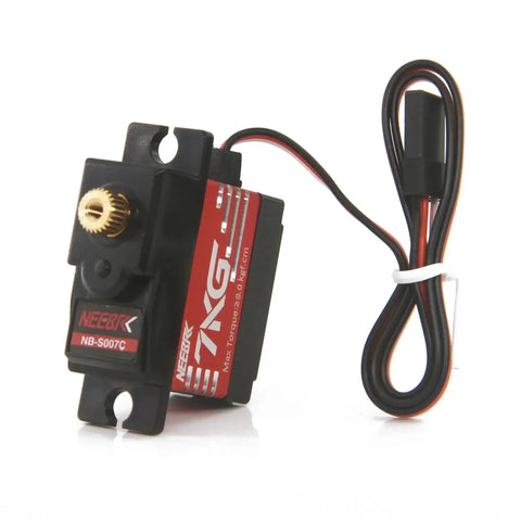 Beefy 7Kg Digital RC Servo With Full Metal Gear Ultra Durable High Torque Micro Servo 25T Arm Included, front view