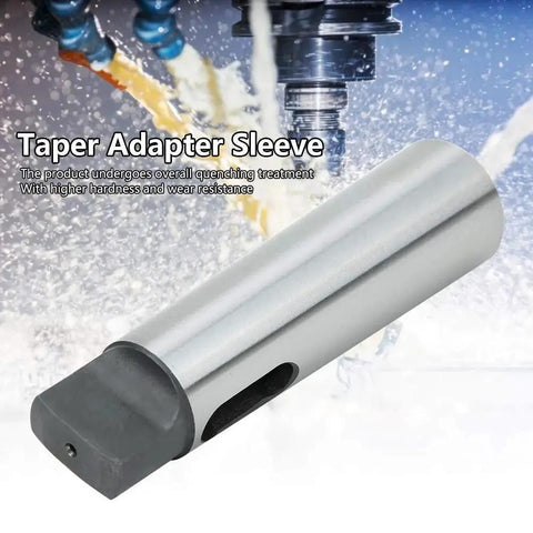 MT5 to MT4 taper adapter sleeve; metal gray reducing drill sleeve
