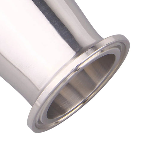 DERNORD eccentric reducer tri-clamp sanitary fitting, 2 in x 1.5 in, SS304 stainless steel.