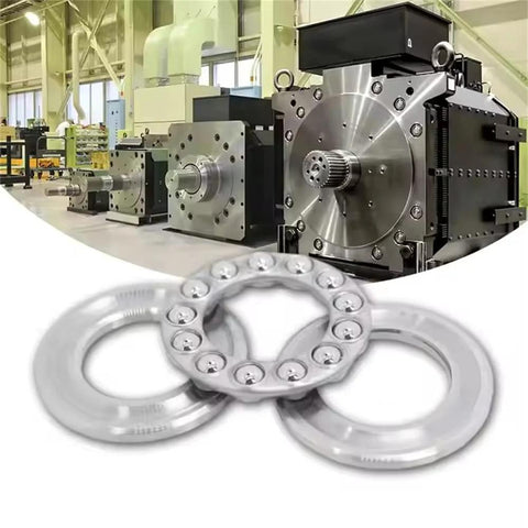 Thrust ball bearings, 2 pcs, chrome steel, 15x28x9 mm, ABEC3, single-row