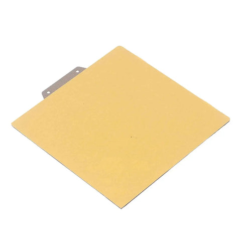 Universal 150x150mm Double Sided PEI Powder Sprayed Magnetic Spring Steel Flexible Build Plate angled view