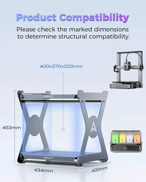 Dimensions of Rock Solid CFS Workstand for 3D Printing with Dual Layer Pull Out Design and 15 Kg Load Capacity, metal slides shown