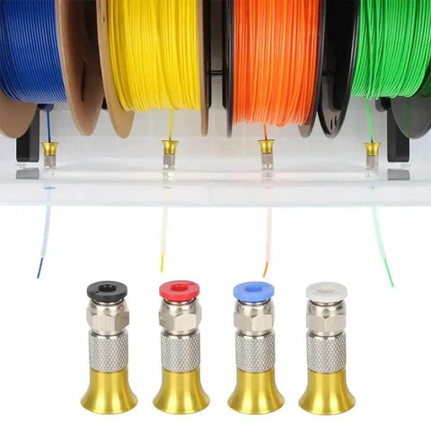 3D Printer Filament Dryer Box Accessories Pneumatic Straight Connector PC4 M6 For 1.75mm Filament with colorful filaments