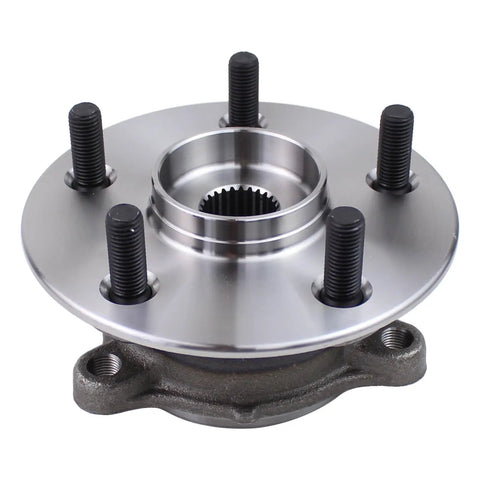 Front Driver And Passenger Side Wheel Bearing Hubs Set For Lexus ES250 2021 To 2024, Toyota Avalon 2.5 2021, And Camry 2.5 2018 To 2024, Beefed Up For Easy Install And Durable Wheel Hub Replacement viewed from front