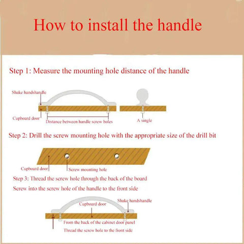 Step-by-step guide for installing vintage oil rubbed bronze ring pulls for cabinets and drawers.