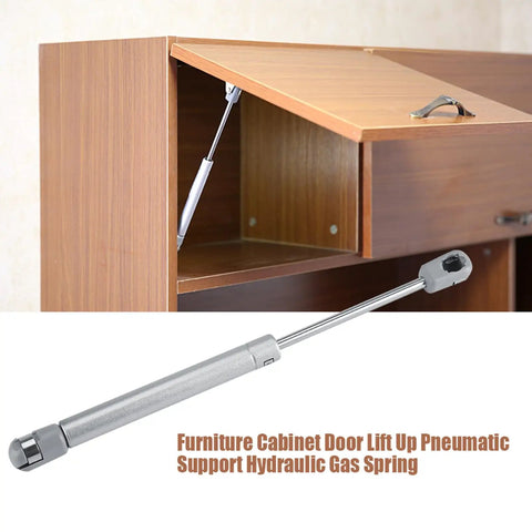 Soft Close Gas Stay Hinges for Cabinets and Storage Boxes, 2 Pack, 150N Lift Support With Thick Zinc Alloy Connector, close-up view