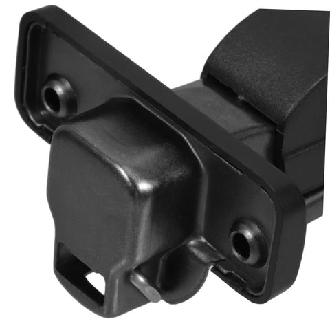 Close-up of soft close cabinet hinge with damping from Mipcase, designed for quiet operation and smooth door alignment.