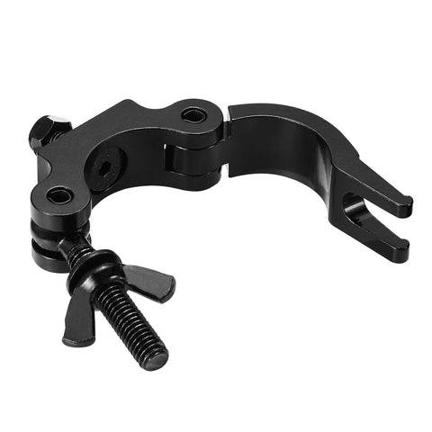 MFL heavy-duty truss clamp, black aluminum alloy, fits 1.5-2.0 in truss, 660 lb capacity, pack of 4