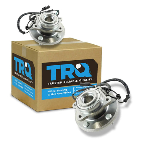 Rear Wheel Bearing And Hub Assembly Set For 2008 2011 Chrysler Town And Country, 2008 2011 Dodge Grand Caravan, And 2009 2011 Volkswagen Routan Two Piece Replacement Kit DIY Ready with two assemblies on box.