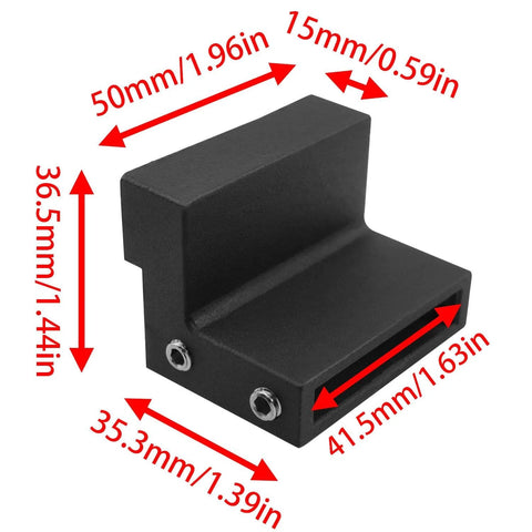 Barn Door Roller Stopper Set For Flat Track Sliding Doors Noise Reducing Metal With Rubber Gasket Includes Mounting Wrench