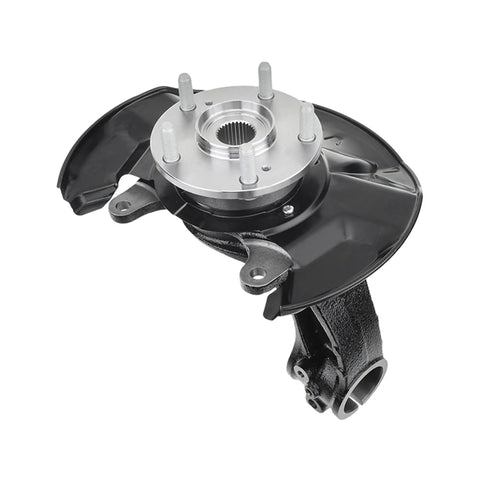 Pair Front Left And Right Steering Knuckle And Wheel Bearing Hub Assembly For 2013-2017 Accord 3.5L Bolt-On Loaded Knuckle With Hub Dust Shield Replacement 698-474 698-475 LK017 LK018, showing a close-up view of the product.