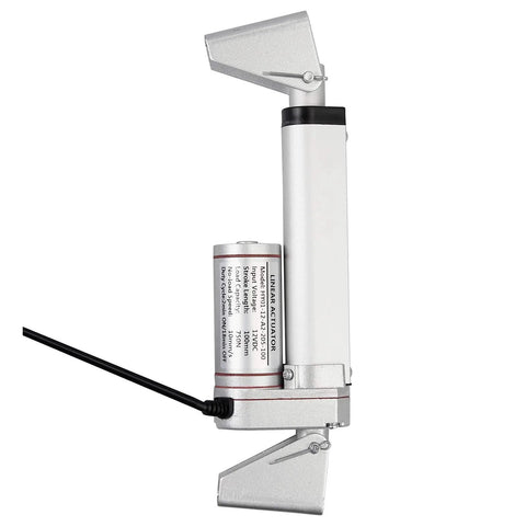 Heavy Duty Galvanized Steel Linear Actuator Mounting Brackets For 12V Actuators 2 Pack Indoor And Outdoor Use Silver Easy To Install And Durable