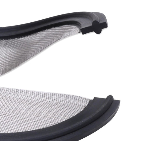 DERNORD 1.5-in FKM sanitary gasket with stainless steel screen for tri-clamp Clover, black frame